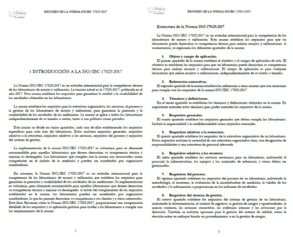Resumen norma ISO 17025 PDF